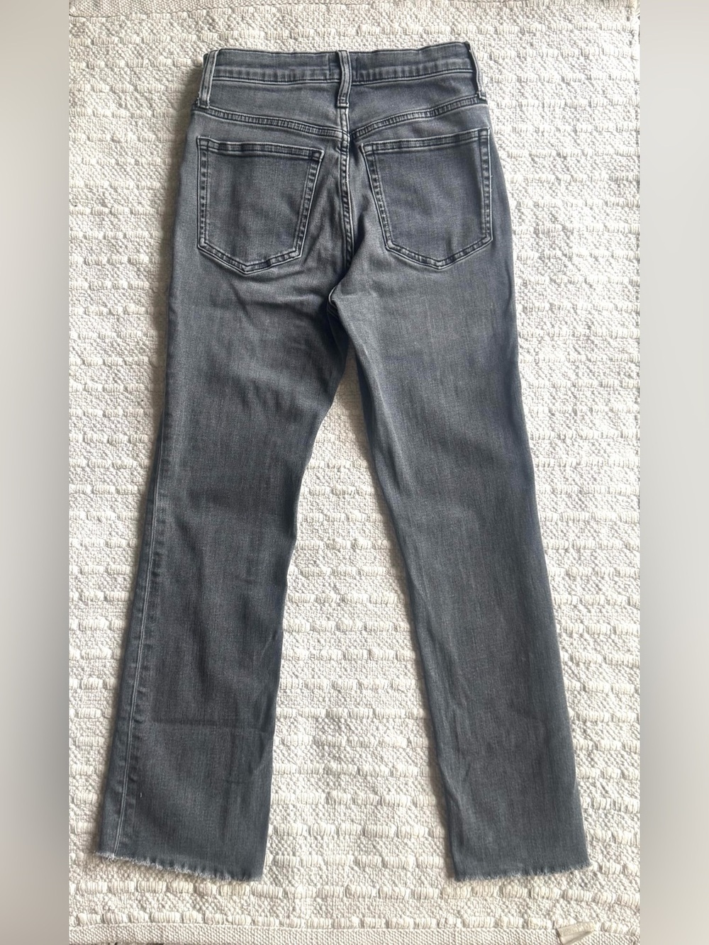 J. Crew Gray Demi Boot Cropped Length Sz 27 - Picture 2 of 6